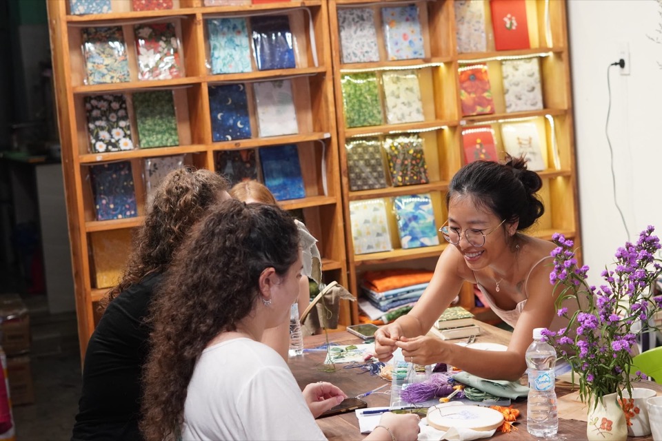 Embroidery workshop with Vân in Hoi An